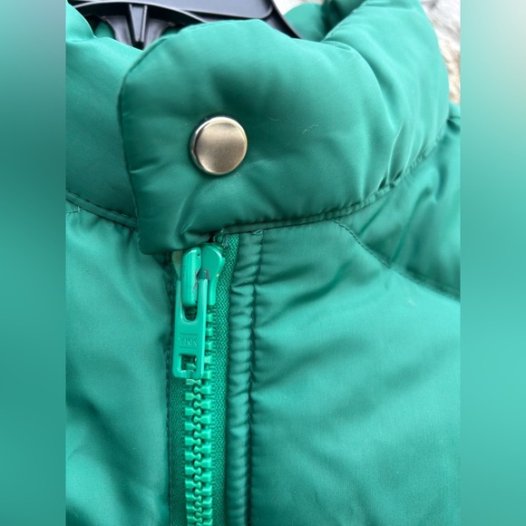 Vintage Camel Northern Goose Down Puffer Vest Mens Sz L Green Nylon Outdoor Warm - Picture 8 of 8